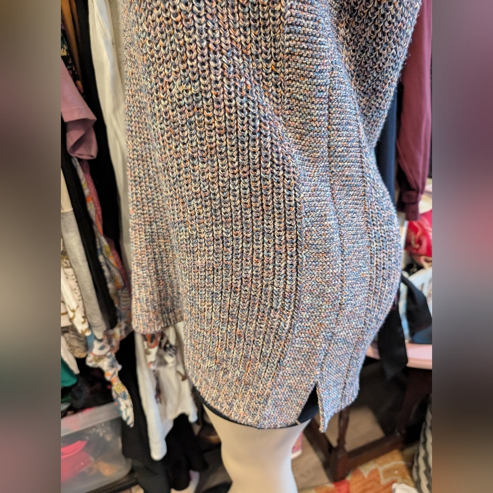 Ella Moss Multicolor Knit Sleeveless Tunic sweater size XL - Picture 6 of 15